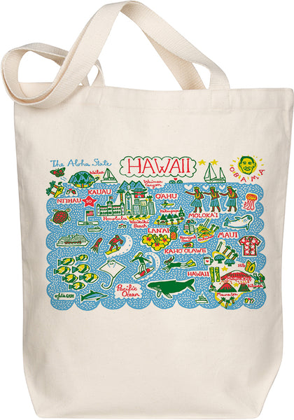 Santa Monica Boutique Map Art Tote